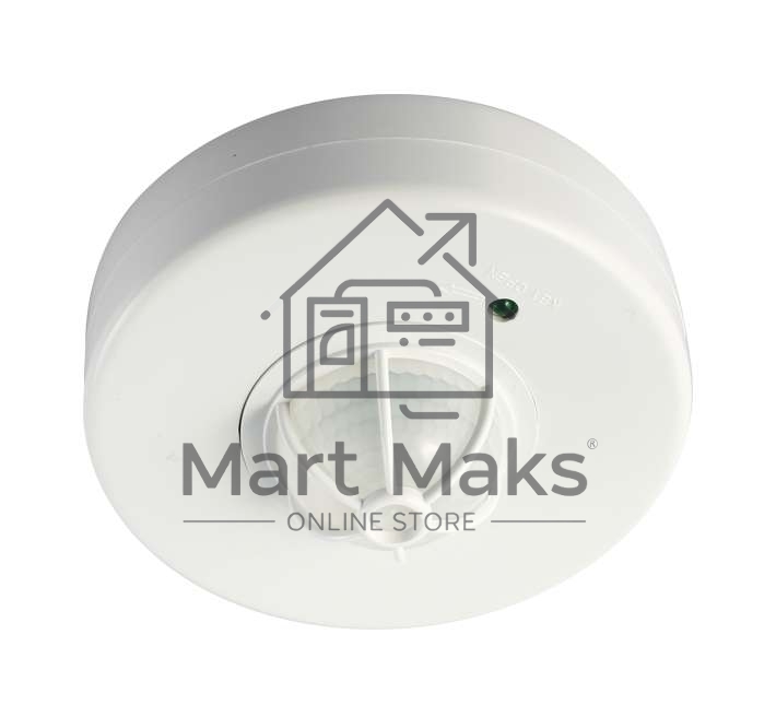 Датчик движения PMS-IR 024 1200Вт 360град. 2-6м IP20 WH JazzWay 5012974