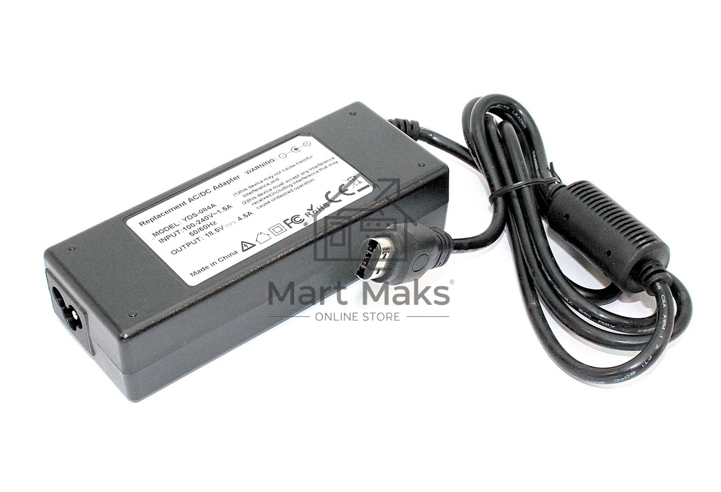 Блок питания (сетевой адаптер) для ноутбуков HP 18.5V 4.5A five-hole Oval 83W OEM