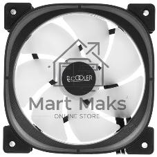 Вентилятор для корпуса PCCooler EF120 ARGb черный, 120 мм, 1500 об/мин, 25.7 дБ, 4 pin
