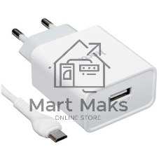 Блок питания (сетевой адаптер) HOCO C81A Asombroso single 1xUSB с кабелем Micro-USB, 2.1A, 10W