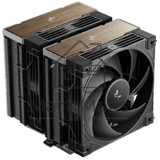 Кулер для процессора DEEPCOOL AK620 G2 LGA1851/1700/1200/115X/AM5/AM4 (8шт/кор, TDP 260W, PWM, DUAL Fan 120мм, 6 тепл. трубок, Copper Base, Wood-grain top cover, черный) RET (R-AK620G2-BKNNMN-GJD)