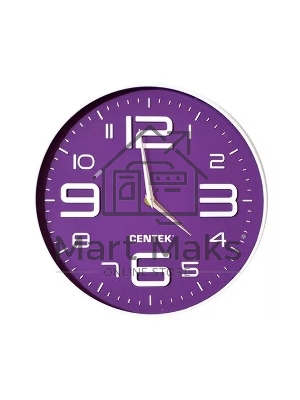 Часы настенные Centek СТ-7101 фиолетовый