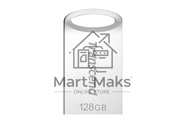 Флешка USB R/W R/W Transcend 128GB JETFLASH 710 (Silver)
