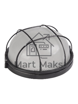 Светильник НПП 1102 100Вт Е27 IP54 черный/круг с реш. LNPP0-1102-1-100-K02 IEK