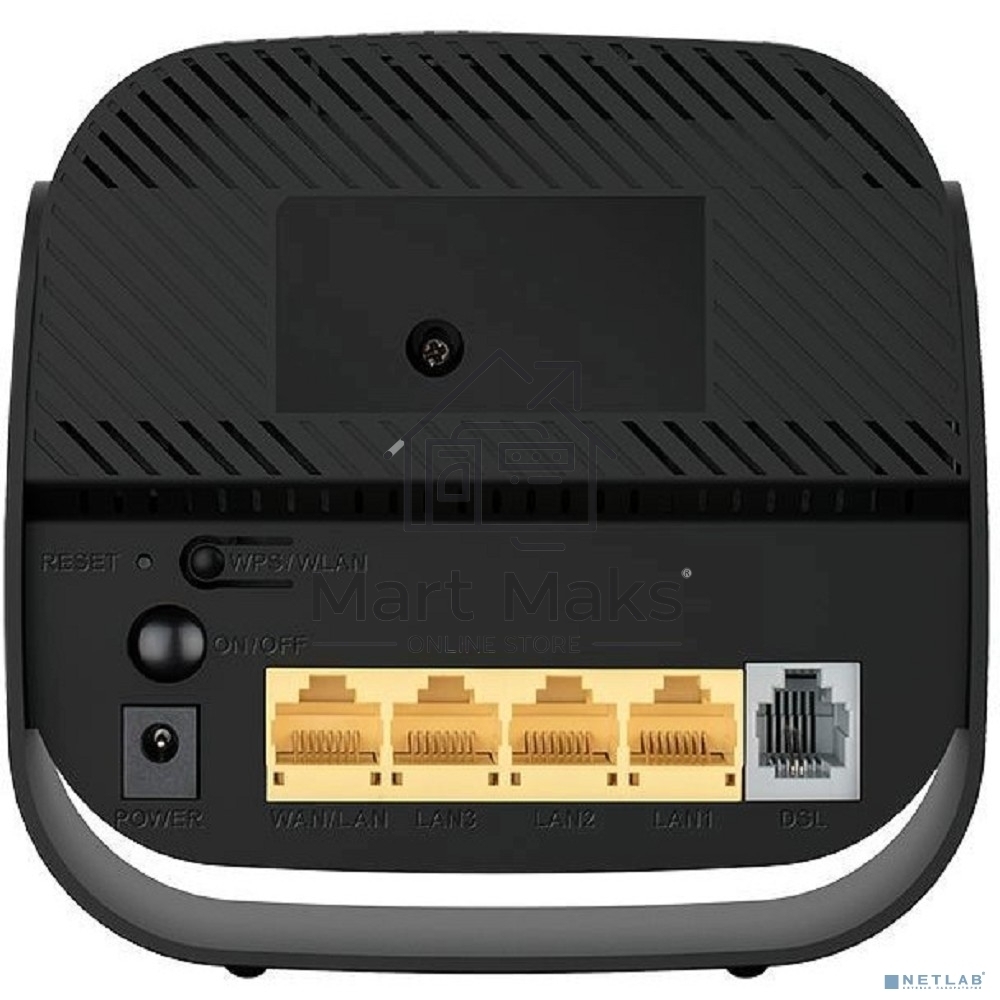 Роутер беспроводной D-Link DSL-2640U/R1A ADSL2+ черный (Annex A)