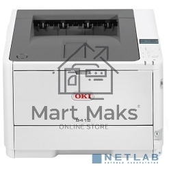 Принтер OKI B412dn (45762002) светодиодный, A4, 33 стр/мин, 1200x1200 dpi, 512 Мб, дуплекс, подача: 350 лист., вывод: 150 лист., Ethernet, USB, ЖК-панель