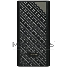 Портативный аккумулятор Digma DGP-30000-4U Li-Pol 30000mAh 3A черный 2xUSB