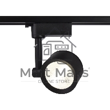 Трековый однофазный светодиодный светильник Ambrella light GL6391 BK черный LED 7W 4200K 24°