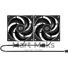Корпус Case ID-Cooling FLOW 500 AIR Black mATX/win TG/2 fans/Gen2 Type C/CPU180mm/ GPU 403mm/no PSU