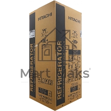 Холодильник Hitachi HRTN7489DF GGRCS серый стекло двухкамерный инвертер 345/105л морозилка сверху, No Frost