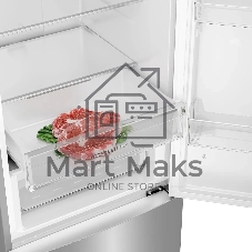 Холодильник Haier CEF538CSG серебристый двухкамерный 263/105л морозилка снизу, No Frost