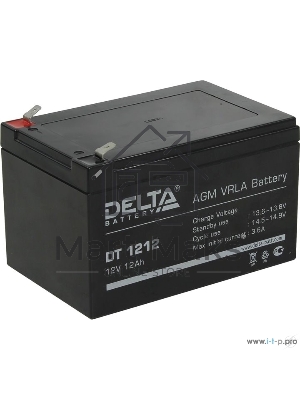 Батарея Delta DT 1212 (12V, 12Ah)