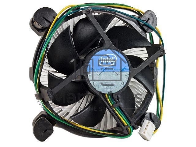 Кулер Intel E97379серебристый/черный 90мм алюминий 2500rpm 27db 4-pin 73W 58мм