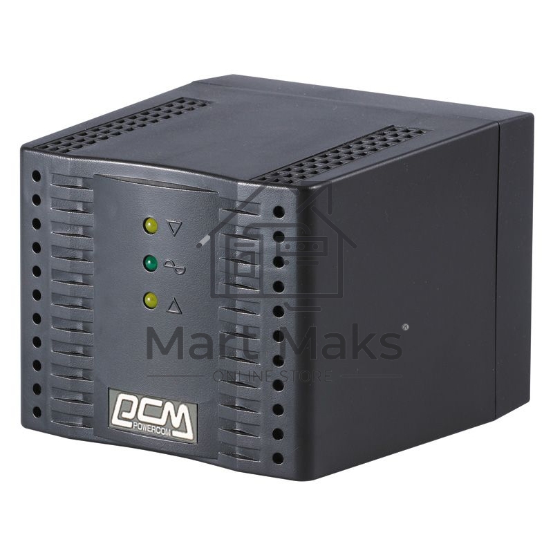 Стабилизатор напряжения Powercom TCA-2000 1000Вт 2000ВА черный