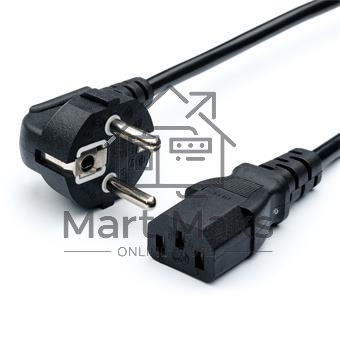 Кабель питания GoPower евровилка CEE 7/7-C13 1.8м ПВХ 0.75мм черный (1/10/160)