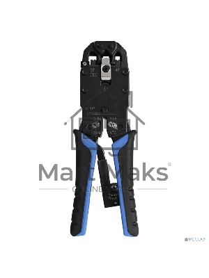 Инструмент ExeGate EX293155RUS EX-T2008R для обжима RJ-45, RJ-11/12 с храповым механизмом (прямой ход обжимки)
