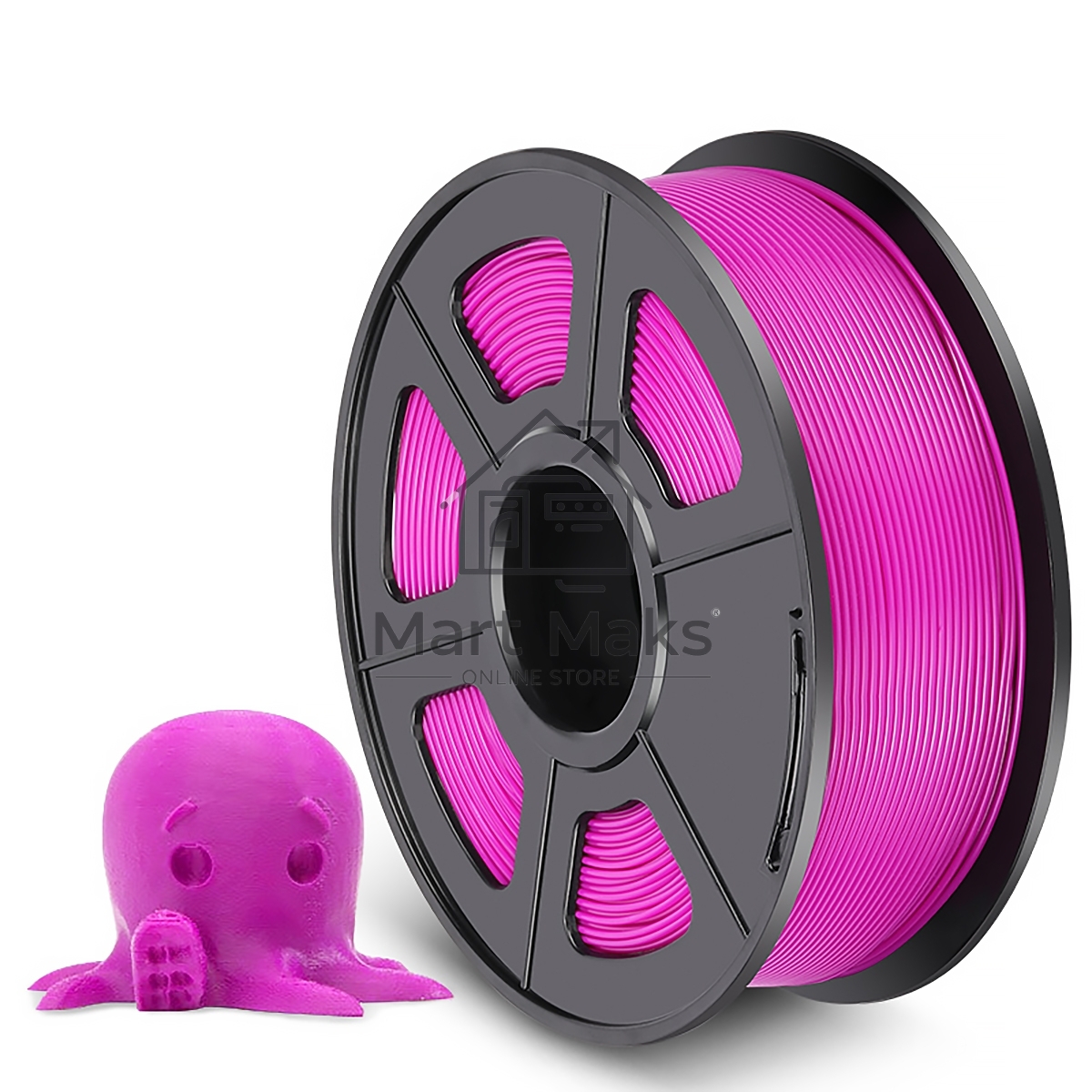 Филамент NVPrint PLA Fuchsia для 3D печати диаметр 1.75мм длина 330 метров масса 1 кг