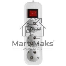 Удлинитель бытовой Smartbuy (SBE-16-3-10m-ZS) 3 роз х 10,0 м - белый