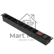 Блок распределения питания Sysmatrix PD 0802.000 гор.размещ. 8xSchuko базовые 16A C14