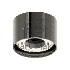 Корпус светильника C8115 DCH черый хром D85*H60mm GX53