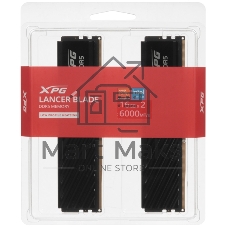Оперативная память XPG Lancer Blade, DDR5, 32GB (2x16 GB), 6000 MHz, CL36, радиатор, черный