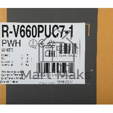 Холодильник Hitachi R-V660PUC7-1 PWH белый двухкамерный инвертер 405/145л морозилка сверху