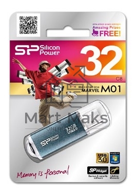 Флешка USB R/W R/W Silicon Power 32Gb Marvel M01 SP032GBUF3M01V1B USB3.0 синий