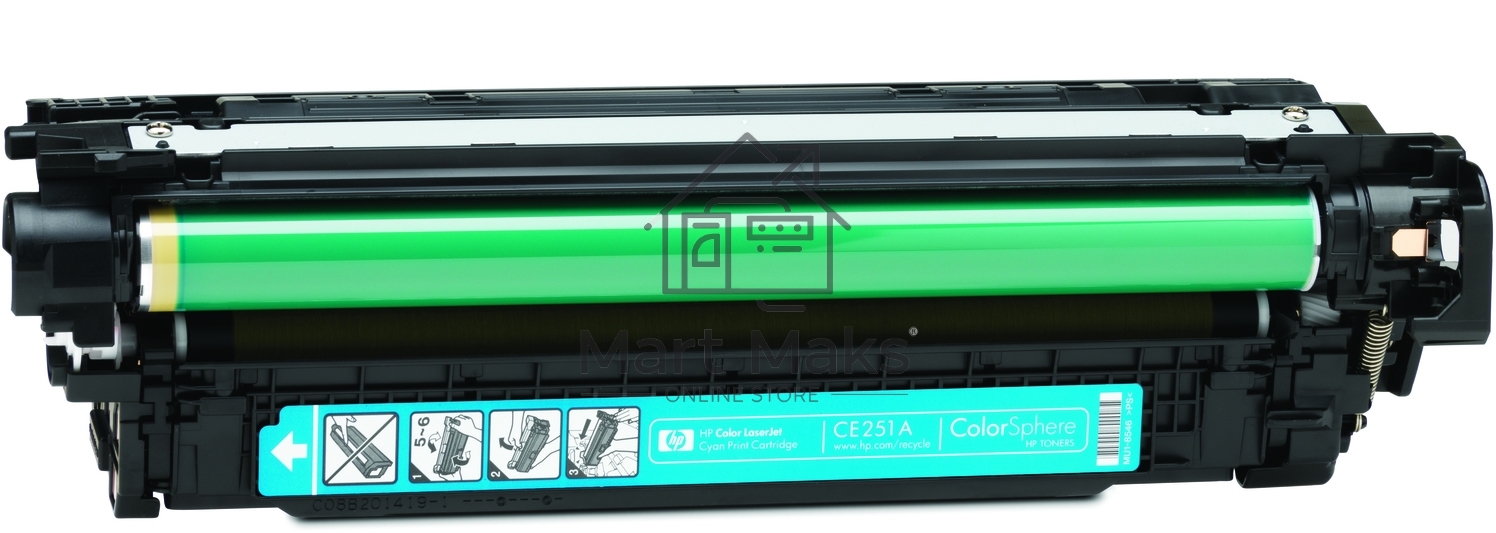 Картридж лазерный HP CE251A голубой для CLJ CM3530/CP3525 7000стр.