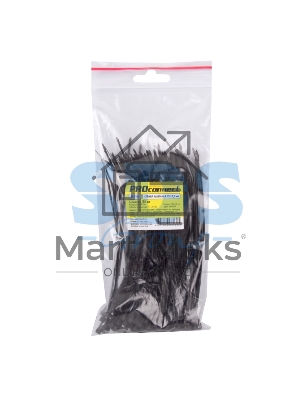 Хомут-стяжка кабельная нейлоновая PROconnect 150 x2,5 мм, белая, упаковка 100 шт.