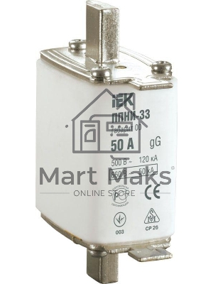 Вставка плавкая ППНИ-33 125А габарит 00 ИЭК DPP10-125