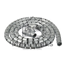Кабельный органайзер Buro Spiral Hose 25x2000мм Silver