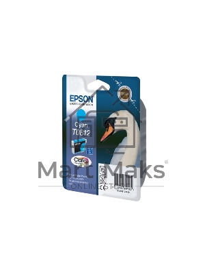 Картридж струйный Epson C13T11124A10 голубой для Epson R270/290/RX590