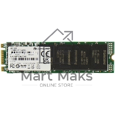 Накопитель SSD M.2 Transcend 500Gb MTS825 TS500GMTS825S (SATA3, up to 530/480MBs, 3D NAND, 180TBW, 22x80мм)