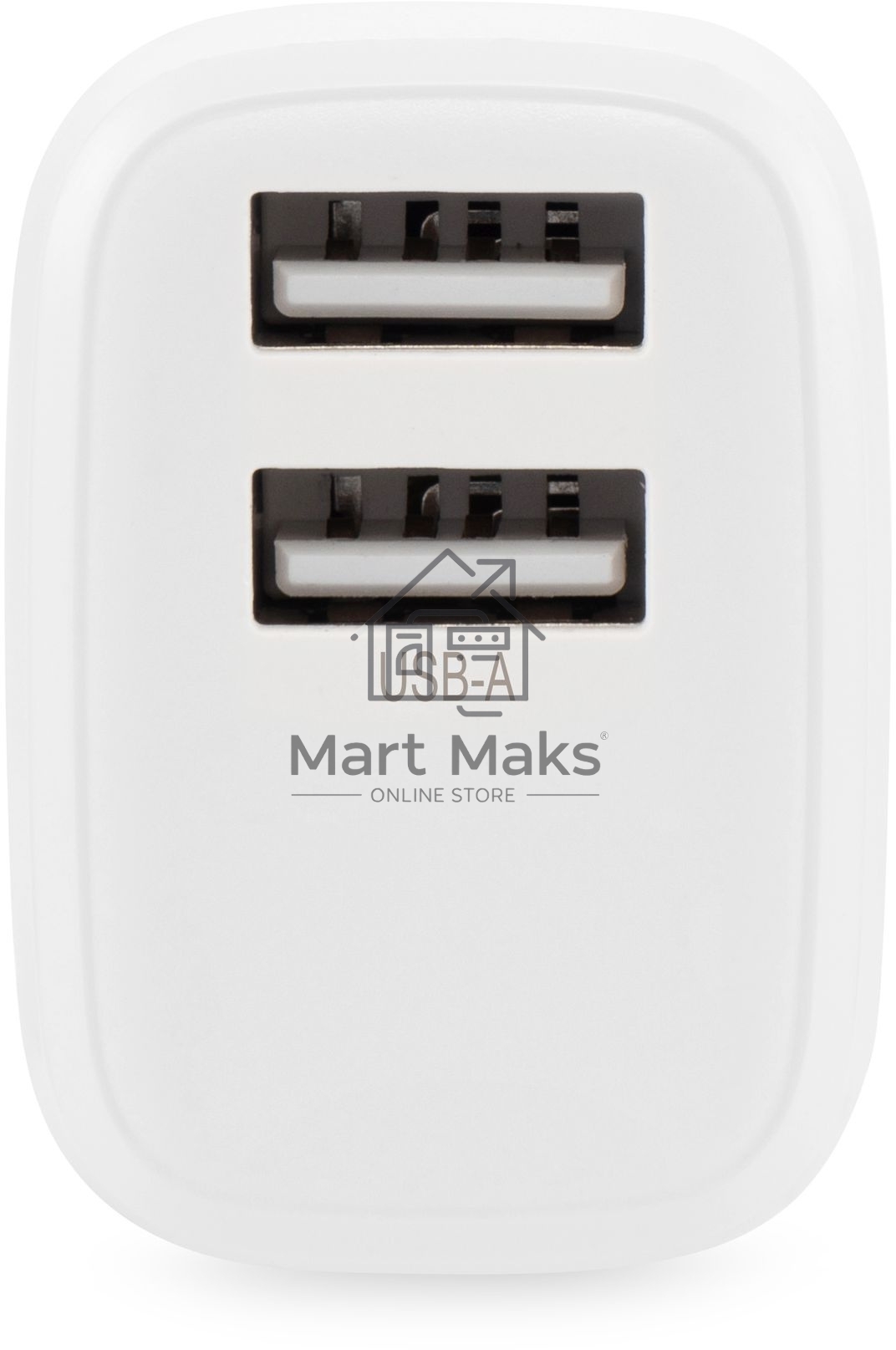 Сетевое зарядное устройство Buro BUWH1 15.5W 3.1A 2xUSB универсальное белый