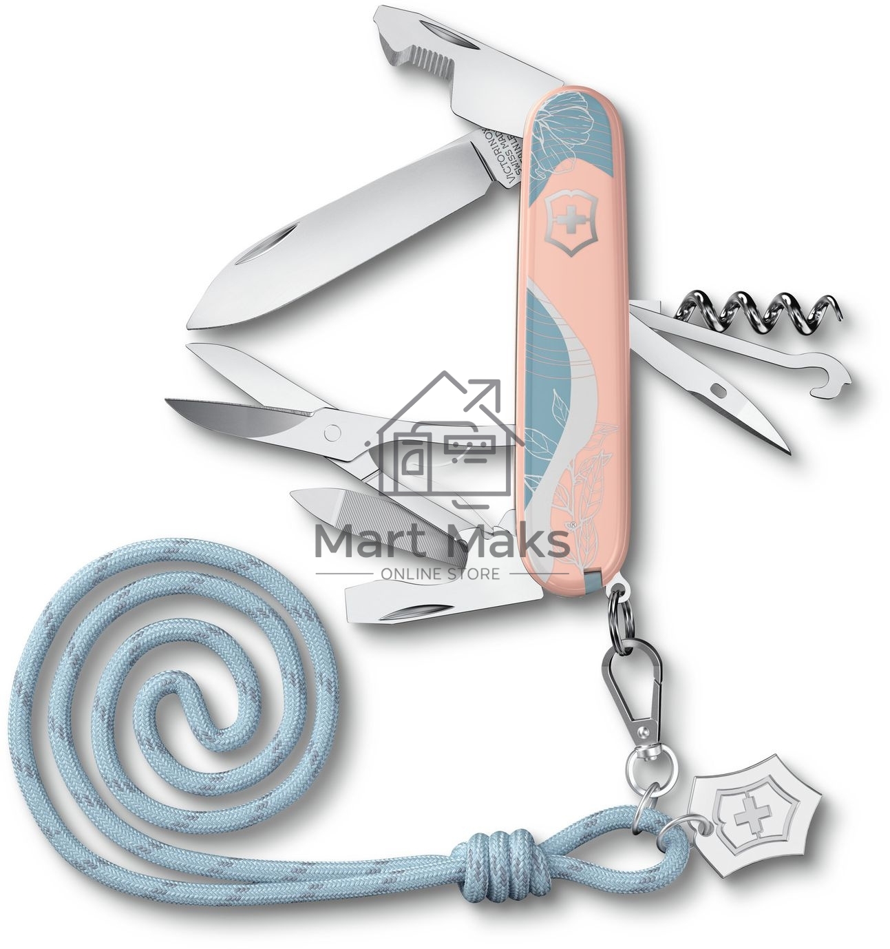 Нож перочинный Victorinox Companion Paris Style (1.3909.E221) 91мм 16функц. розовый с чехлом подар.коробка