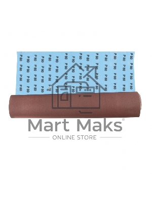 Шкурка на тканевой основе, P 80, 1000 мм х 20 м, водостойкая Matrix