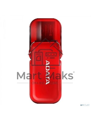 Флешка USB ADATA UV240 (AUV240-32G-RRD), 32Gb, USB 2.0, R/W 15/5, красный