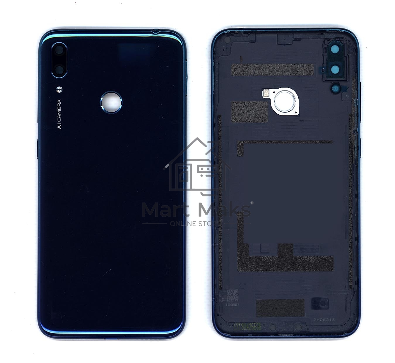 Задняя крышка для Huawei Y7 2019  синяя