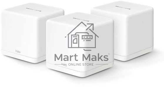 Бесшовный Mesh роутер Mercusys Halo H60X (3-pack) AX1500 Wi-Fi 6 система