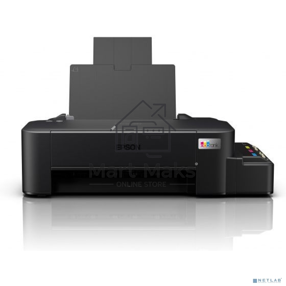 Принтер струйный Epson L121 (C11CD76414), A4, цветной, печ. до 9 стр/мин. (ч/б) до 4.8 стр/мин. (цвет), 720 x 720 dpi, USB