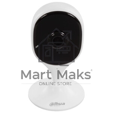 Компактная IP-видеокамера Dahua DH-IPC-C3AP-0280B с Wi-Fi 2.4ГГц 3Мп, 1/3.2” CMOS, объектив 2.8мм, обнаружение людей, ИК 10м, микрофон, динамик