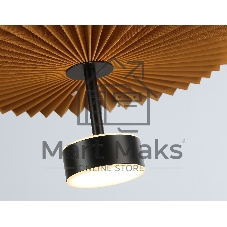 Светильник Ambrella light LH72607 BK/CF черный/кофе 6W 3000K D300*260-1770