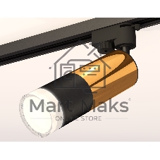Светильник Ambrella light XT6302072 SBK/PYG/FR черный песок/золото желтое полированное/белый матовый MR16 GU5.3