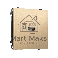Комплект механизма розетки HDMI 2.1 SIGMA Золото Мягкое касание 30V/900MS 4K-120HZ 8K-60Hz QUANT PRO (SP8940, PR223)
