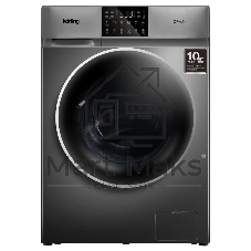 Стиральная машина KORTING KWD 60DV107 Gr серый, загрузка фронтальная 10 кг, 1200 об/мин, класс B