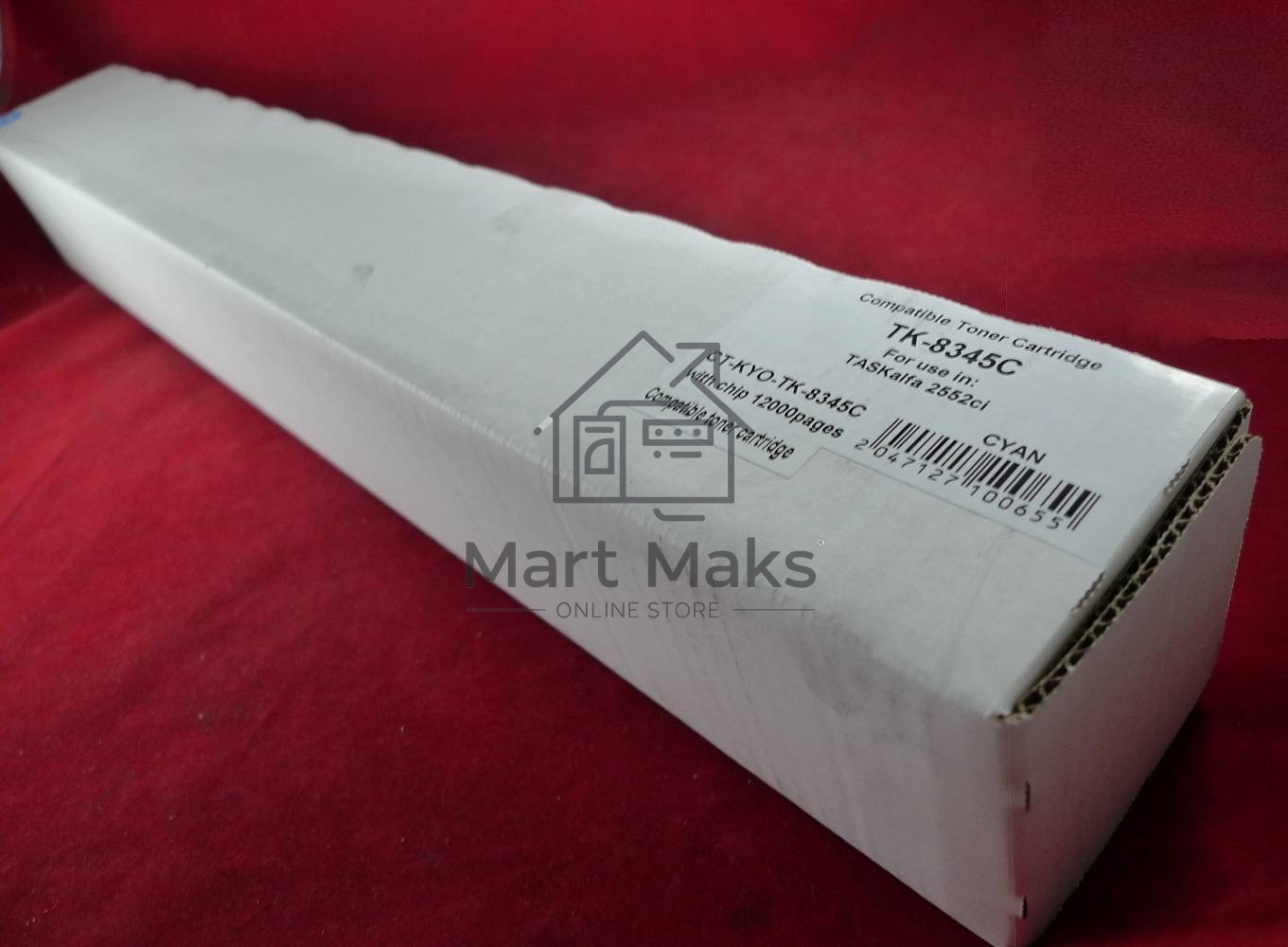 Картридж лазерный для Kyocera TASKalfa 2552ci  cyan TK-8345C 12K JPN