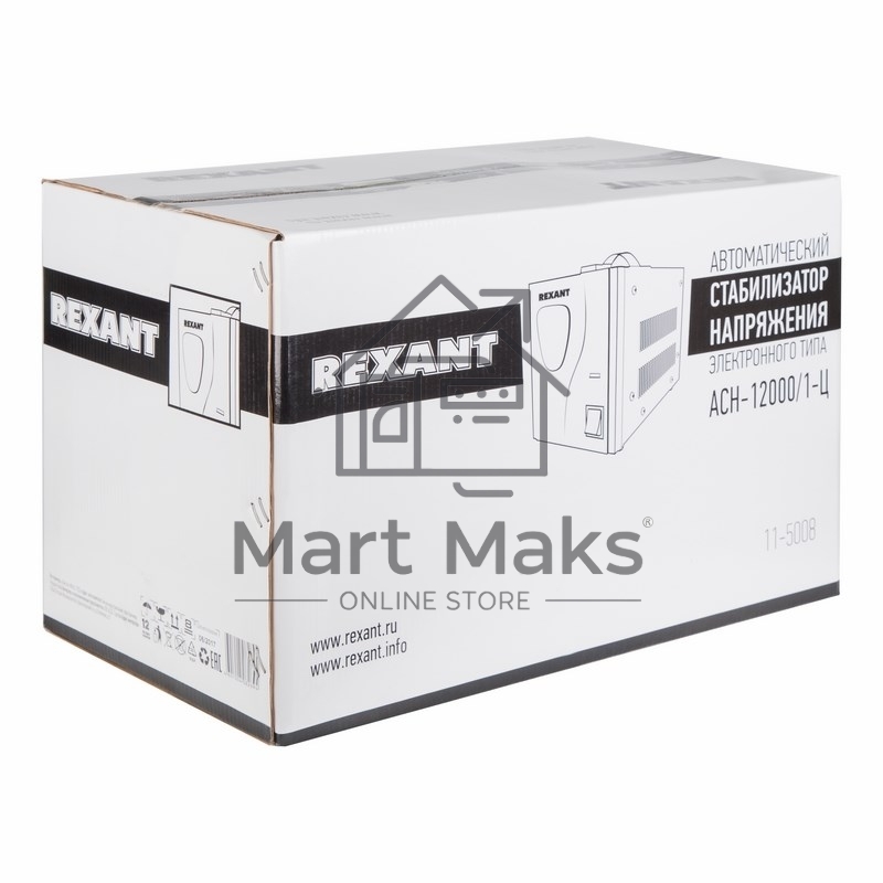 Стабилизатор напряжения АСН-12 000/1-Ц Rexant
