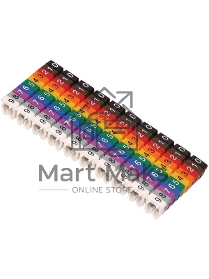 Маркер кабельный МКН комплект цифр 
