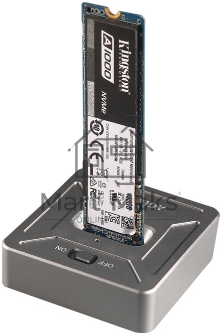 Док Станция SSD M.2 NVME AgeStar 31CBNV1C (GRAY) серый