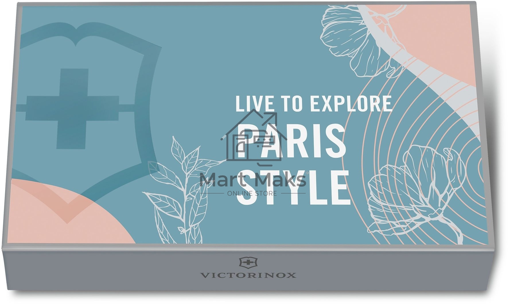 Нож перочинный Victorinox Companion Paris Style (1.3909.E221) 91мм 16функц. розовый с чехлом подар.коробка